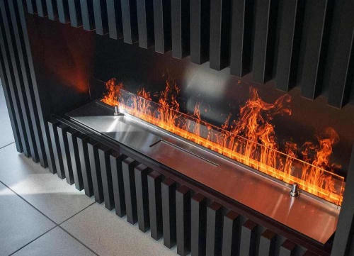 Электроочаг Schönes Feuer 3D FireLine 1000 со стальной крышкой в Оренбурге