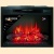 Электроочаг InterFlame Jupiter 30 Black/Brass LED FX (черный/золото) в Оренбурге